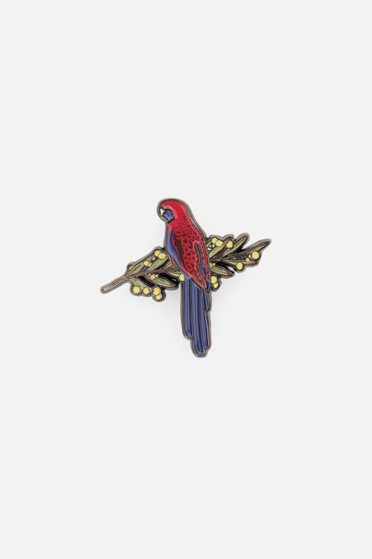 Princess Highway - Rosella & Wattle Pin - multi