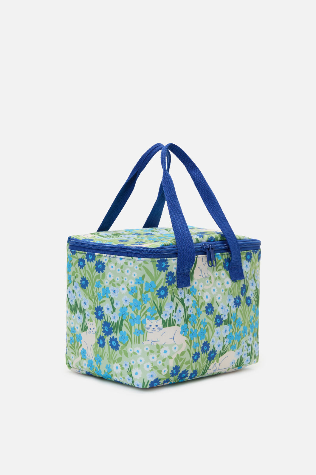 Princess Highway - Cat & Flora Lunch Bag - blue