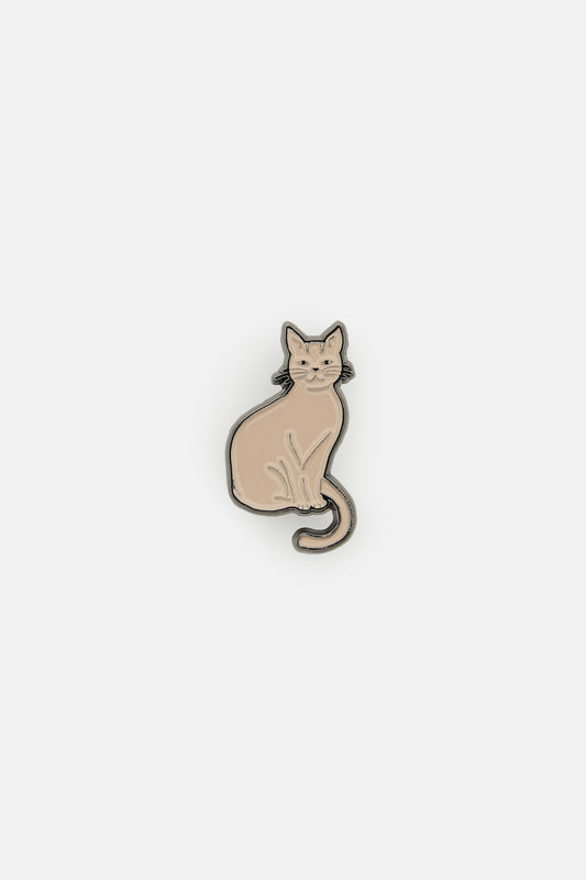 Princess Highway - Flower Patch Cat Pin - cream