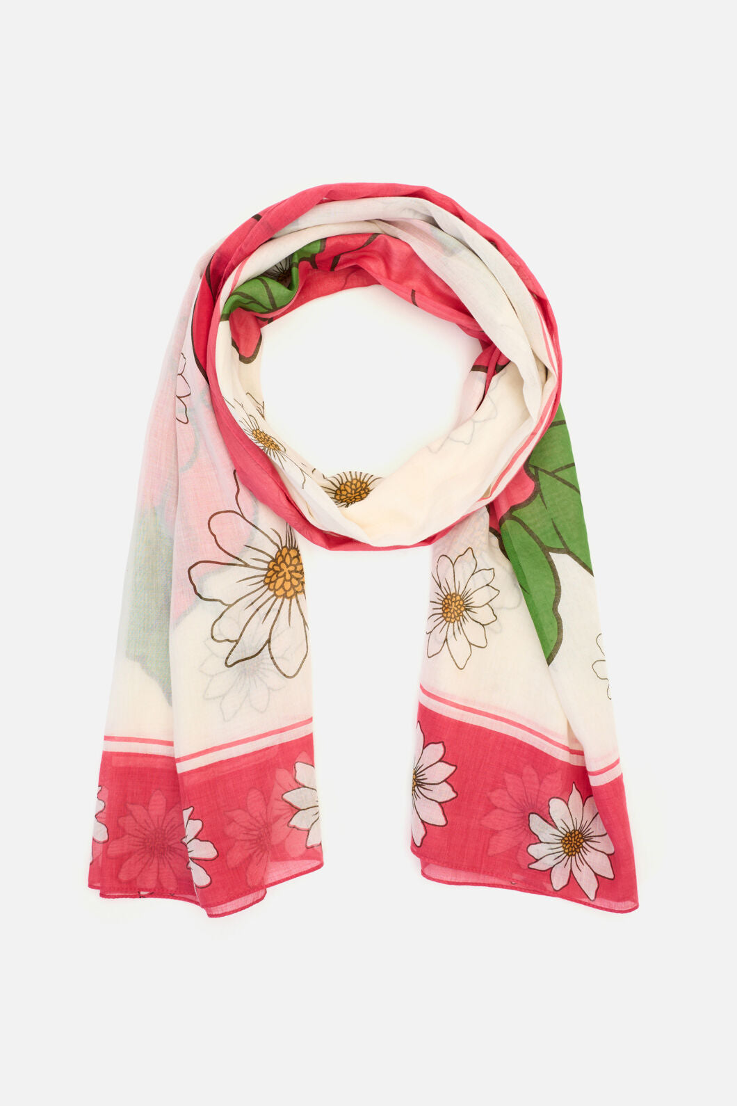 Princess Highway - Floral Fields Cotton Sarong - cream