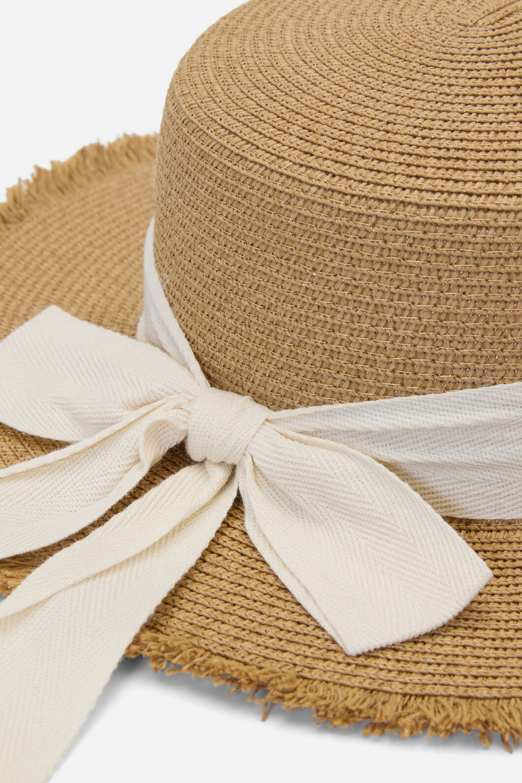 Princess Highway - Contrast Bow Sun Hat - natural