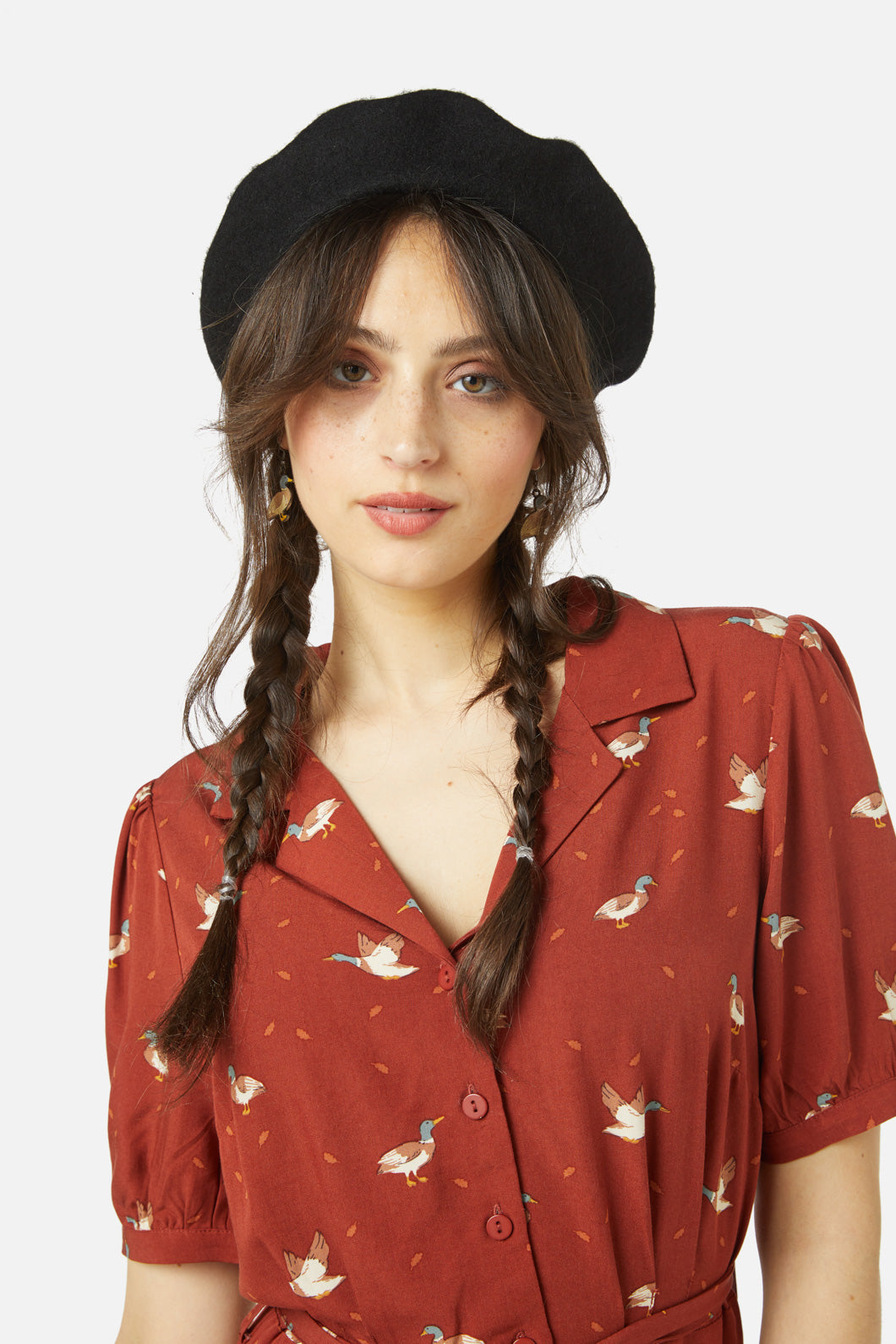 Princess Highway - Classic Wool Beret - black