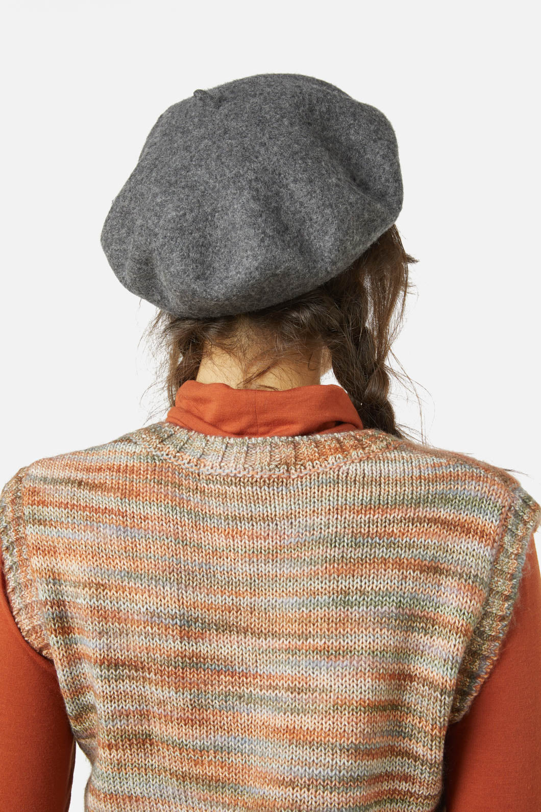 Princess Highway - Classic Wool Beret - grey