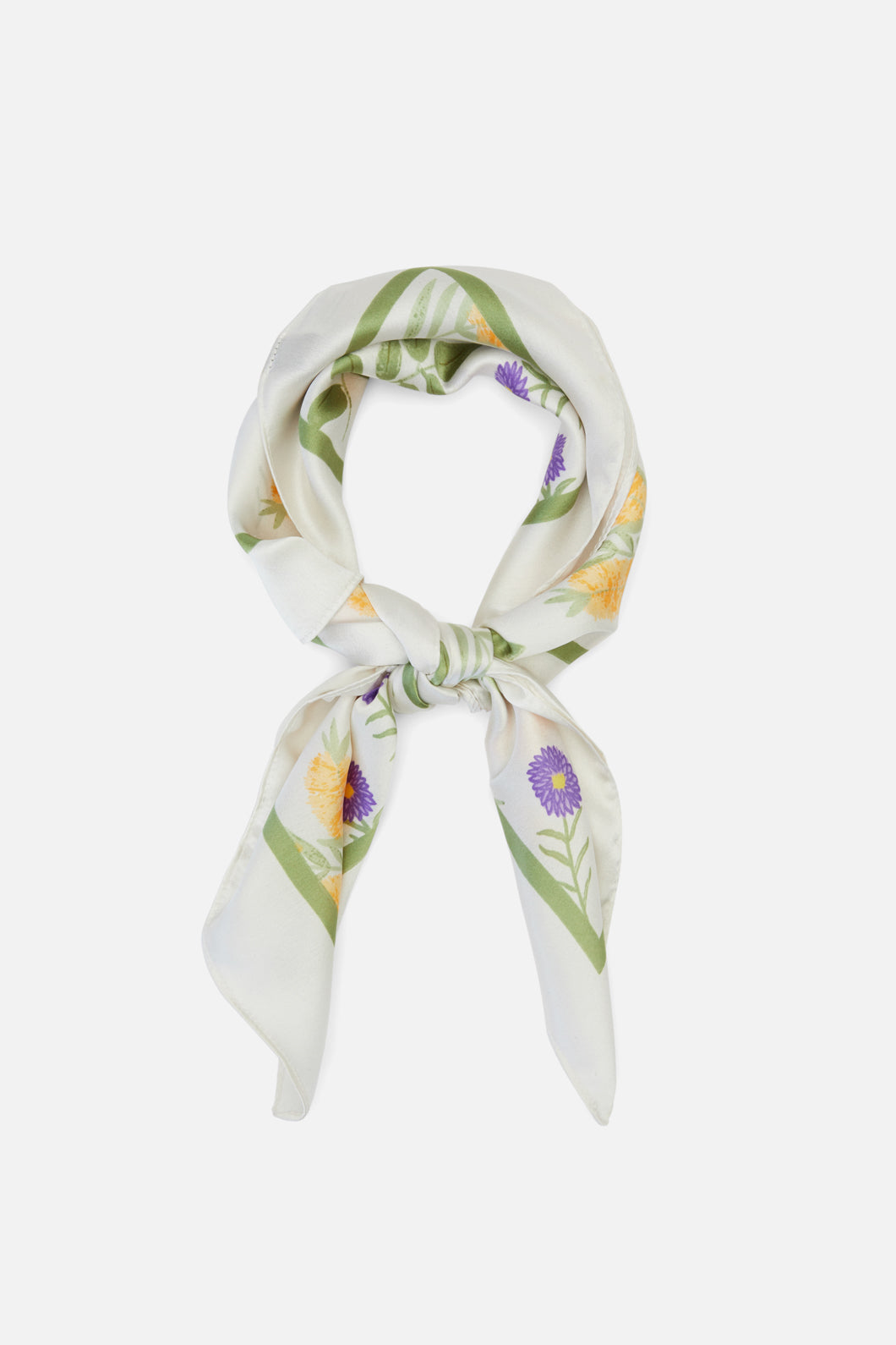 Princess Highway - Bottle Brush Satin Scarf - cream