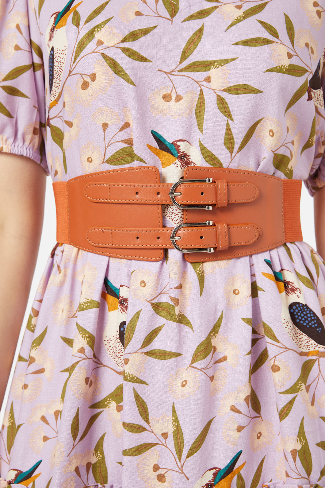 Princess Highway - Double Buckle Waist Belt - tan