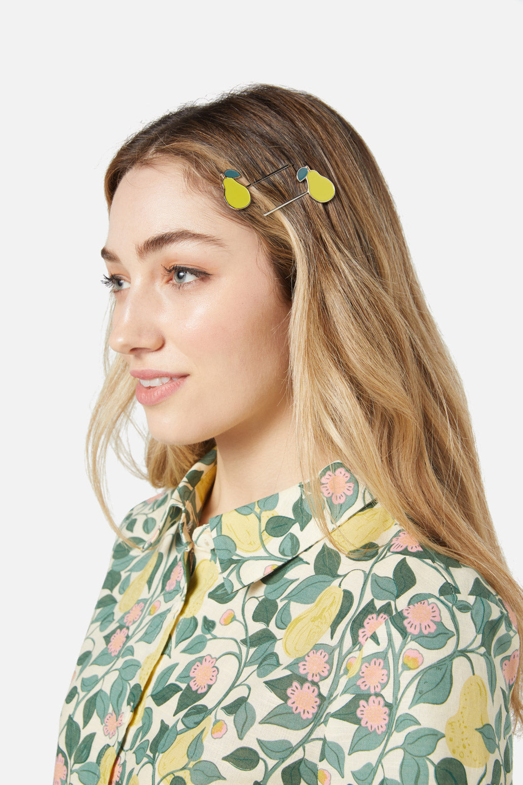 Princess Highway - Pear Hair Clips - yellow