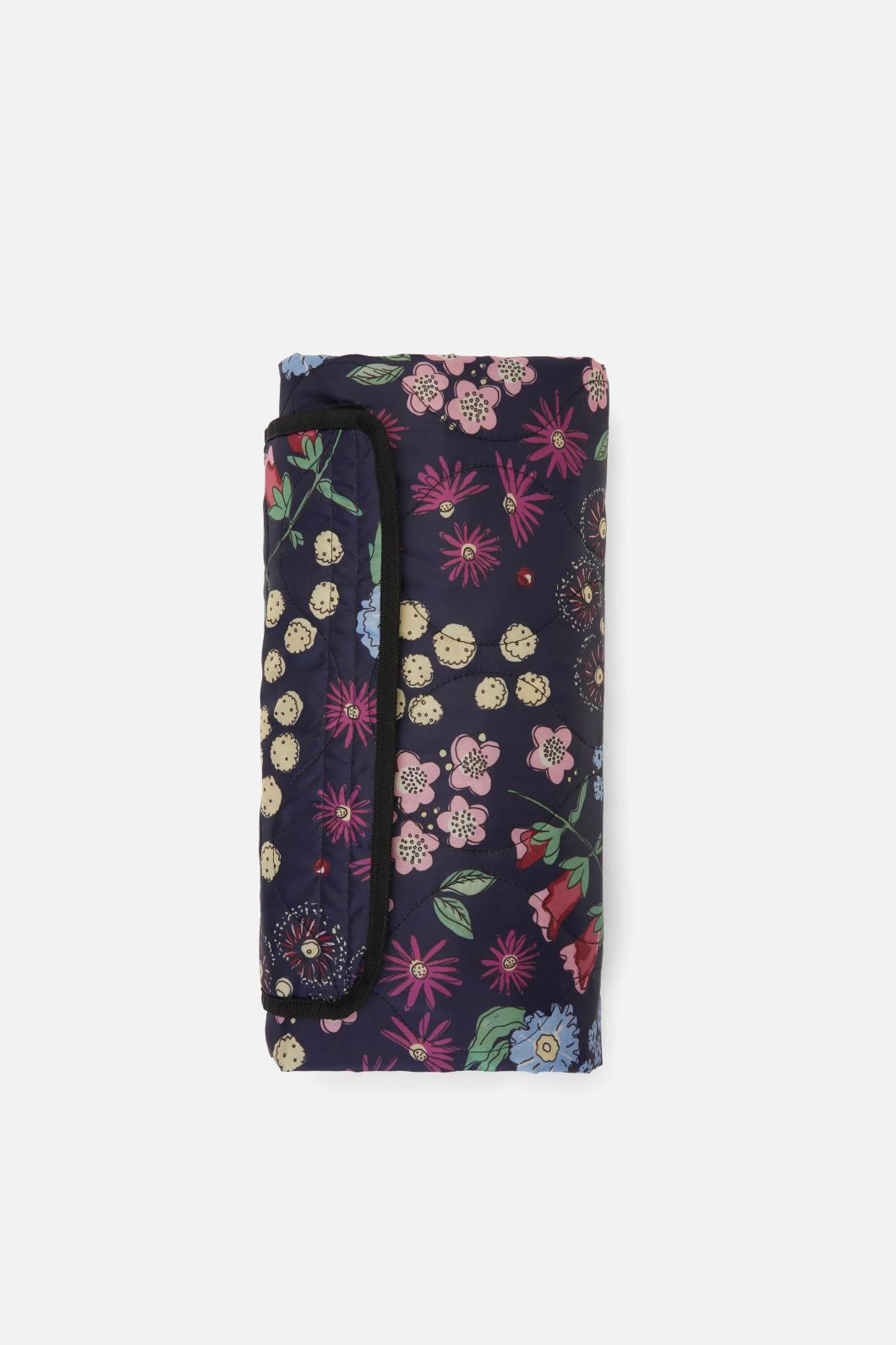 Princess Highway - Bouquet Picnic Mat - navy