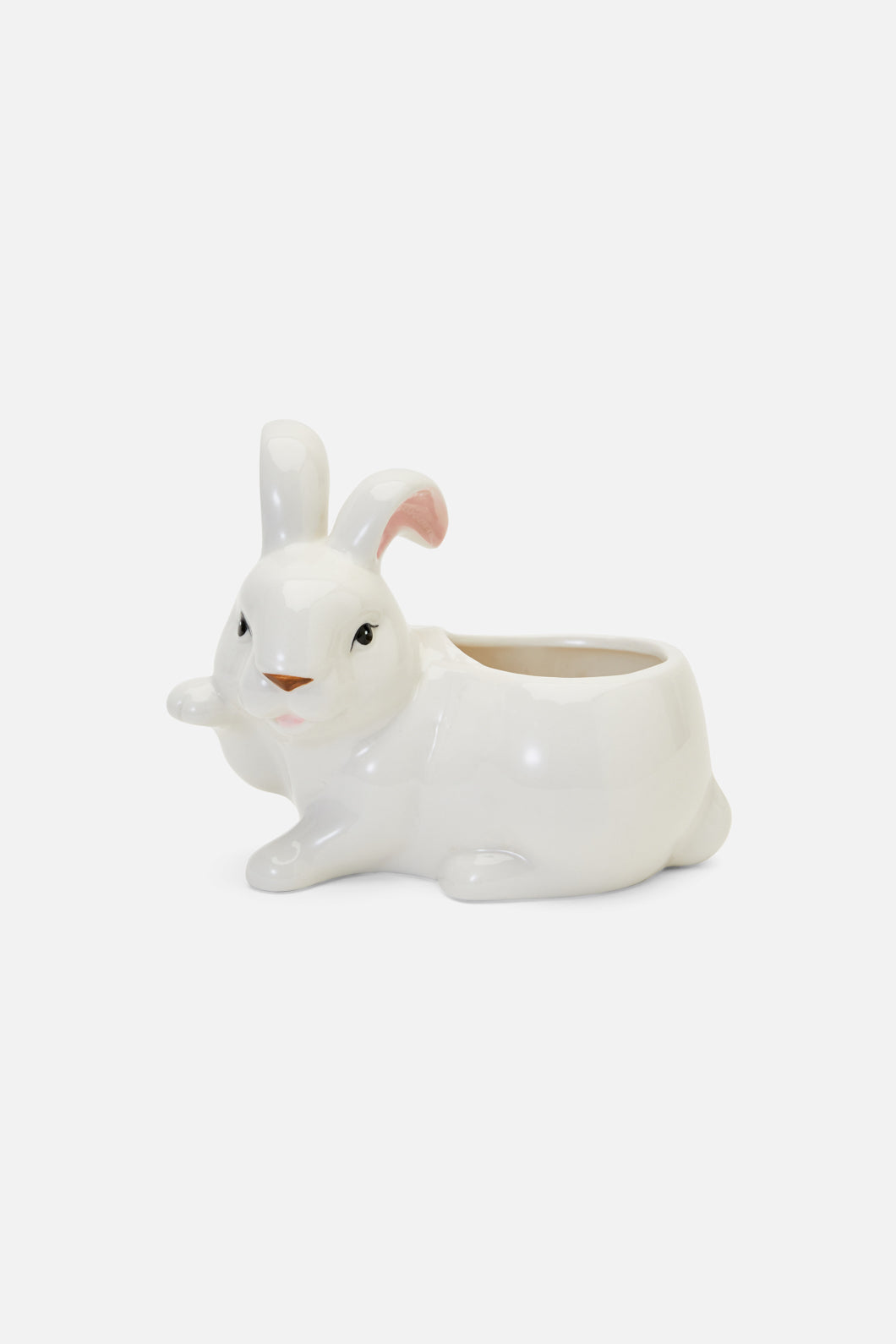 Princess Highway - Bunny Planter - white