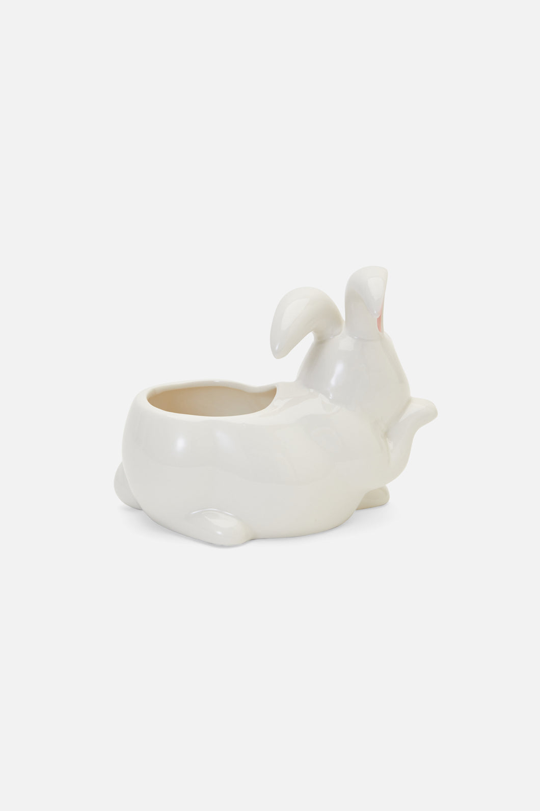 Princess Highway - Bunny Planter - white