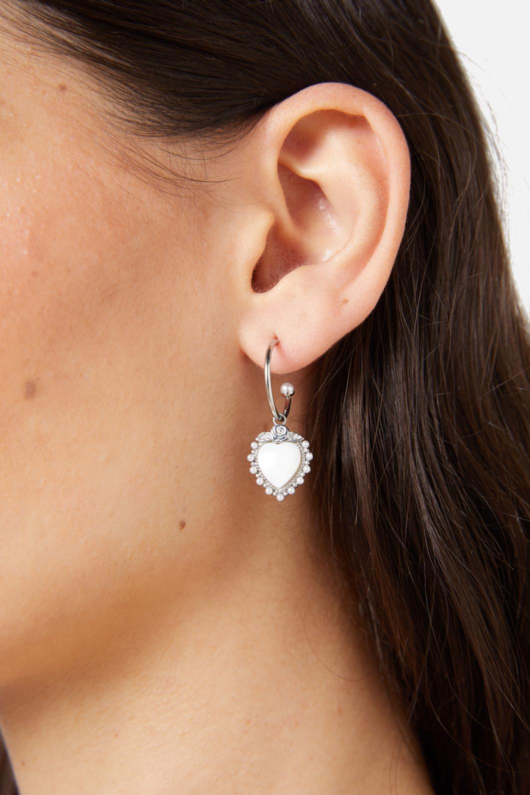 Princess Highway - Sweet Romance Earrings - silver