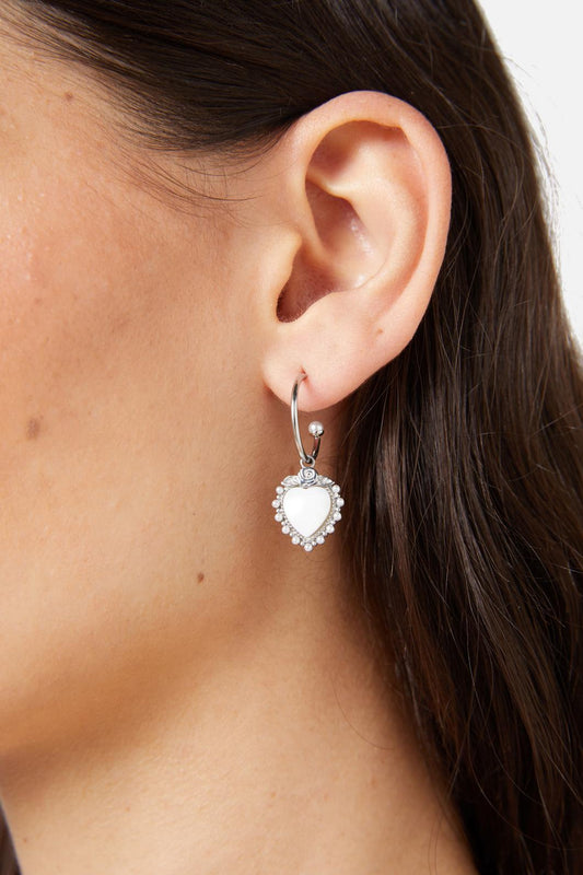 Princess Highway - Sweet Romance Earrings - silver