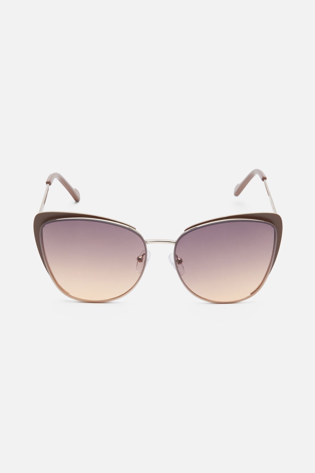 Princess Highway - Tan Angled Sunglasses - tan