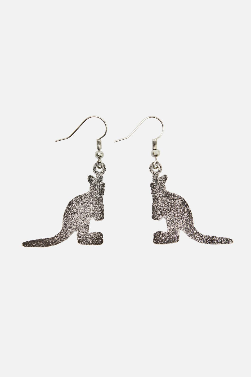 Princess Highway - Rock Wallaby Earrings - tan