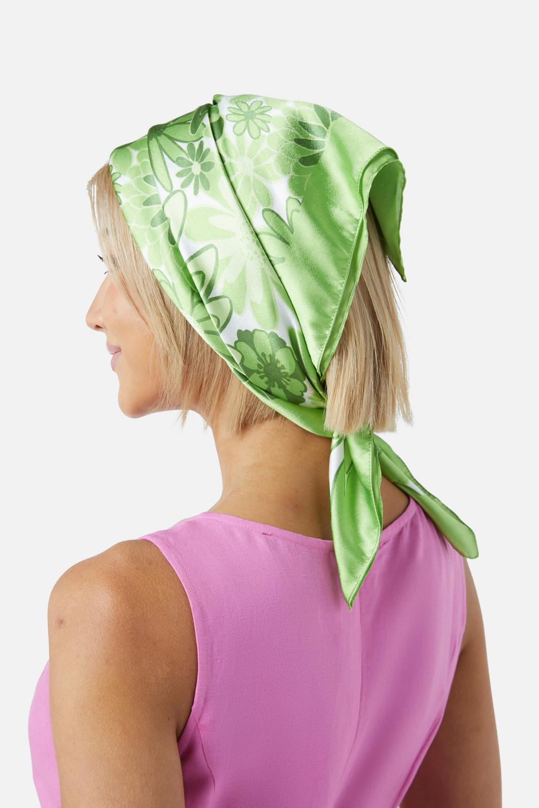 Princess Highway - Justine Satin Scarf - green