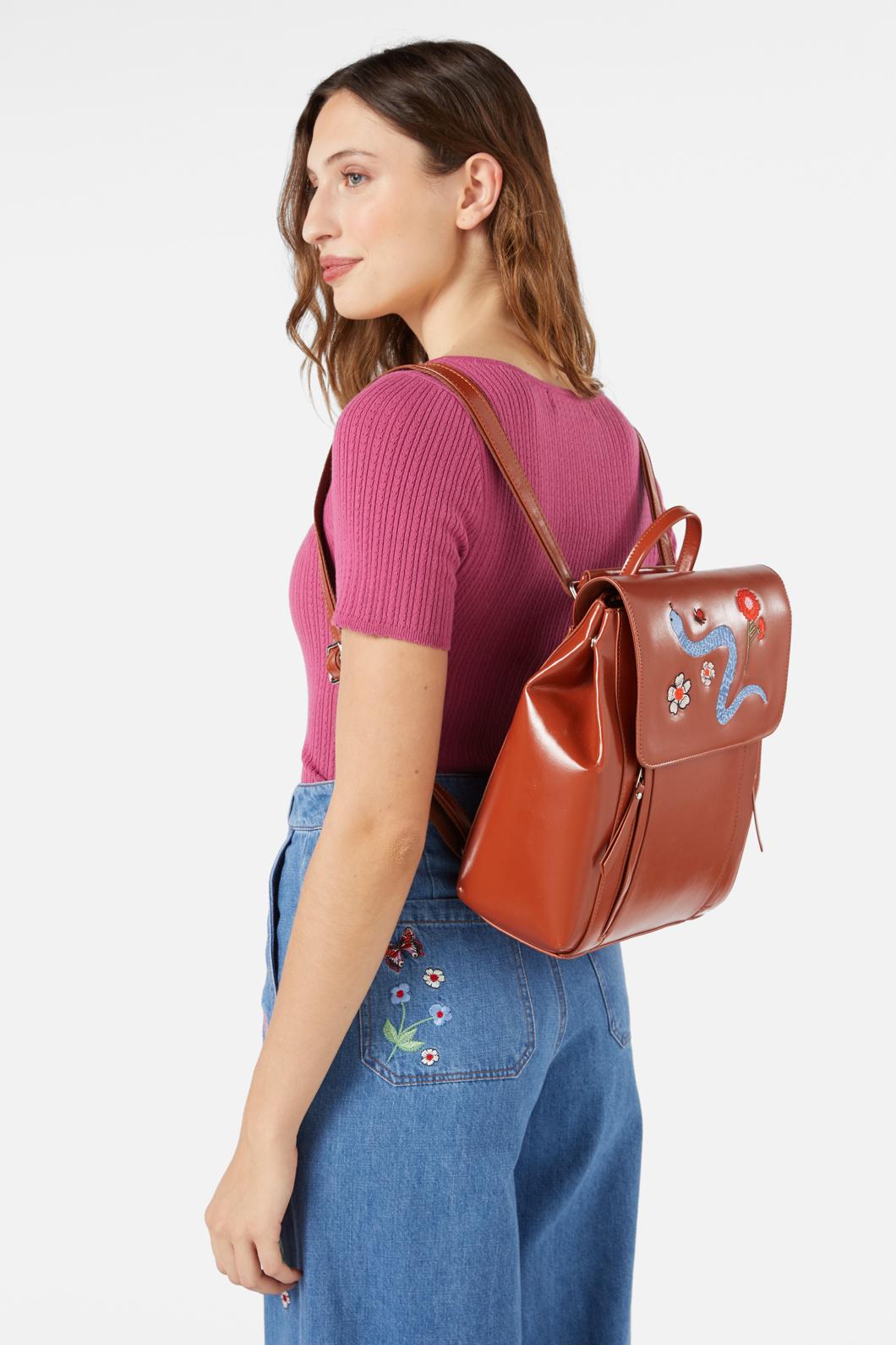 Princess Highway - Luna Snake Backpack - tan