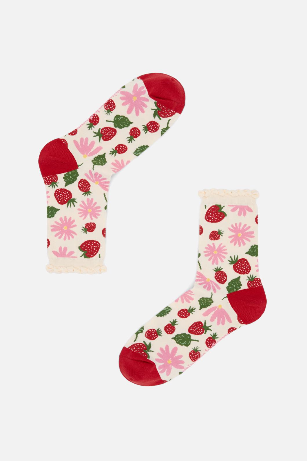 Princess Highway - Cream La Fraise Socks - cream