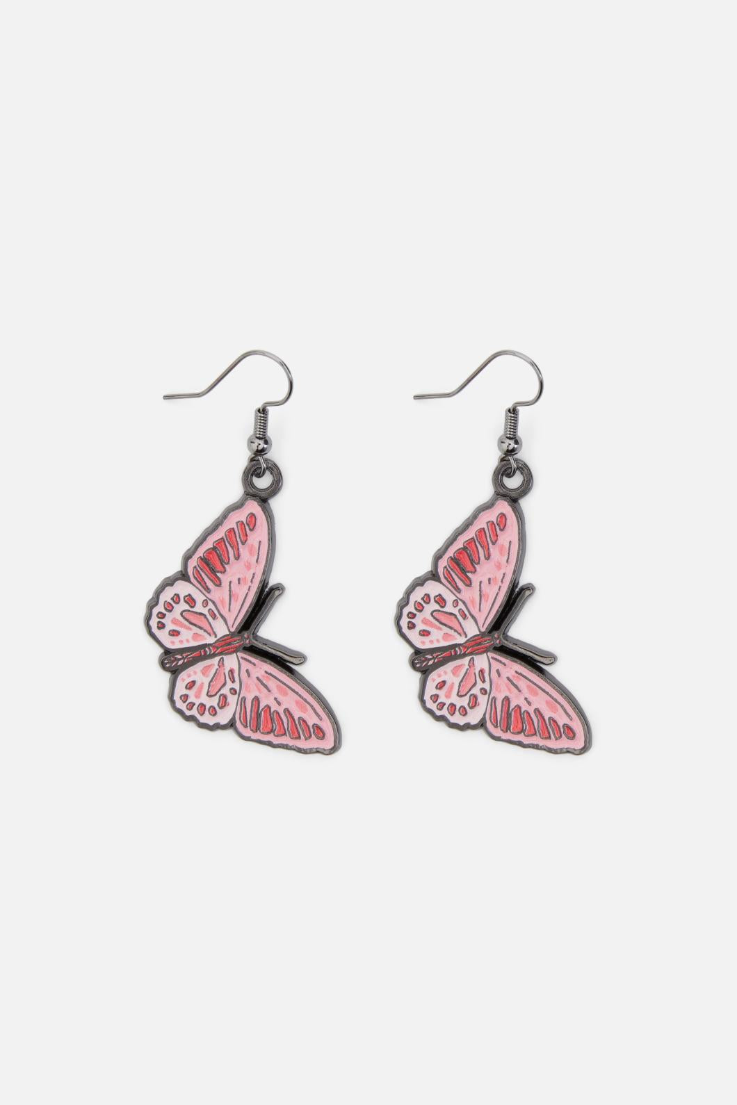 Princess Highway - Yvette Butterfly Earrings - pink