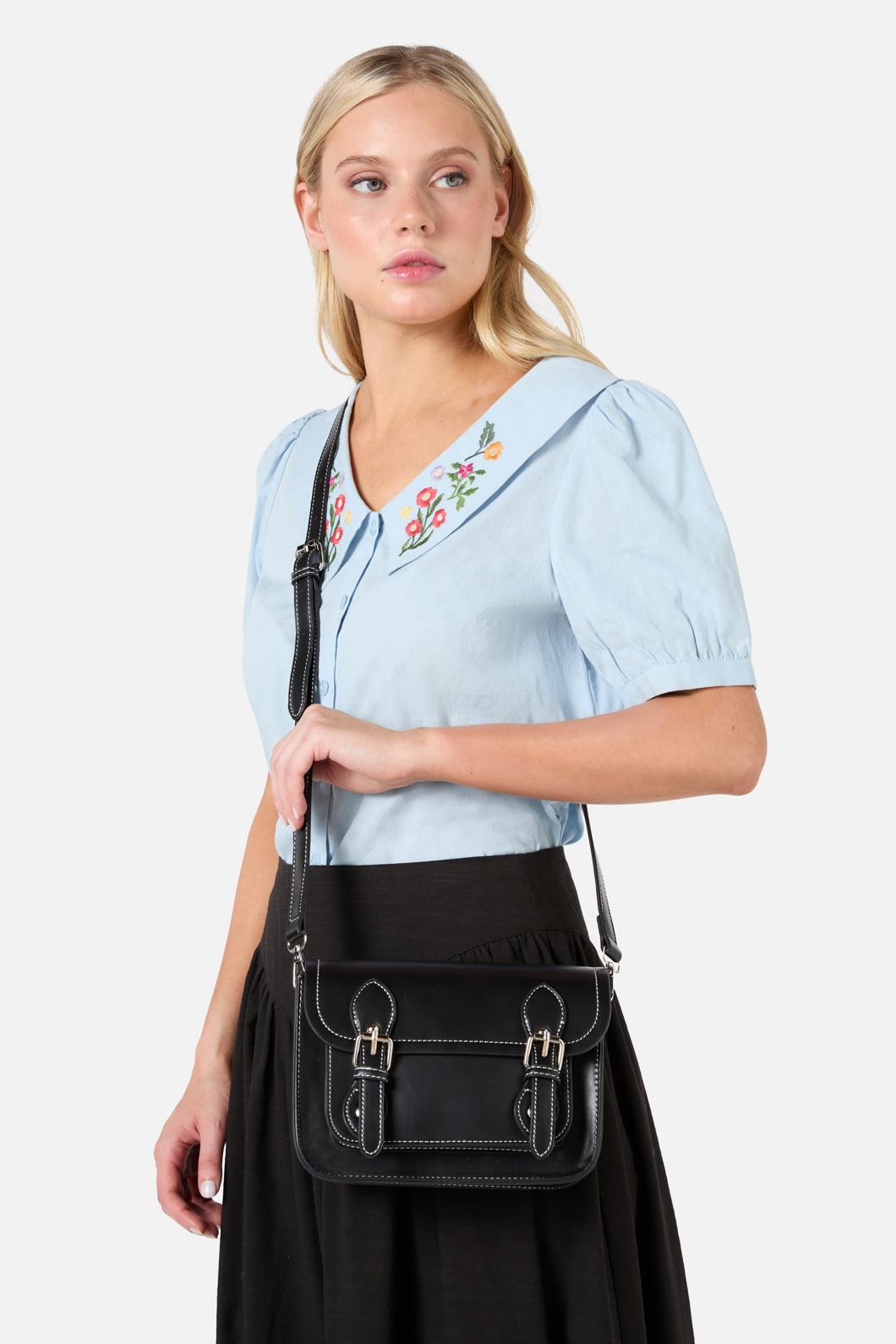 Princess Highway - Black Satchel Bag - black