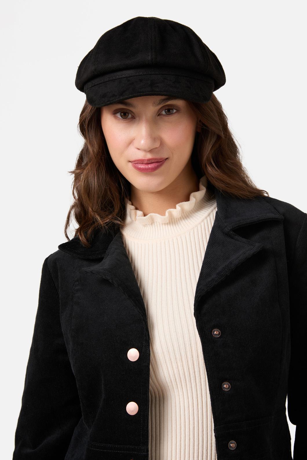 Princess Highway - Black Baker Boy Hat - black