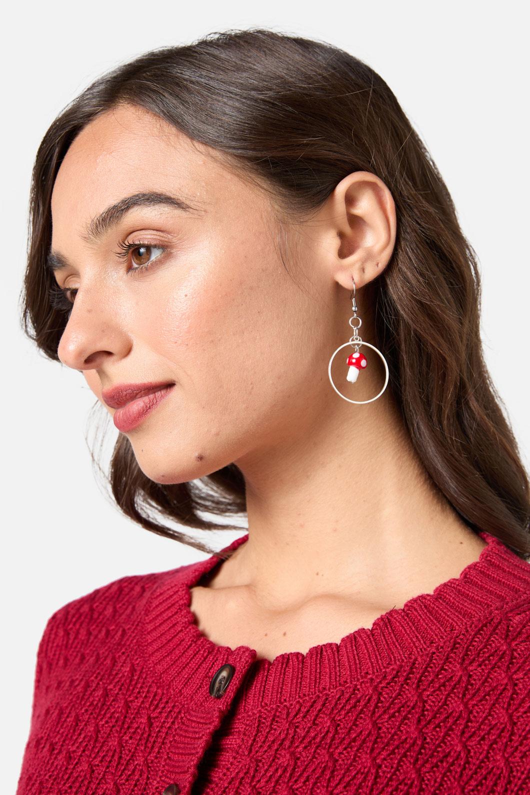 Princess Highway - Mushroom Charm Earrings - multi