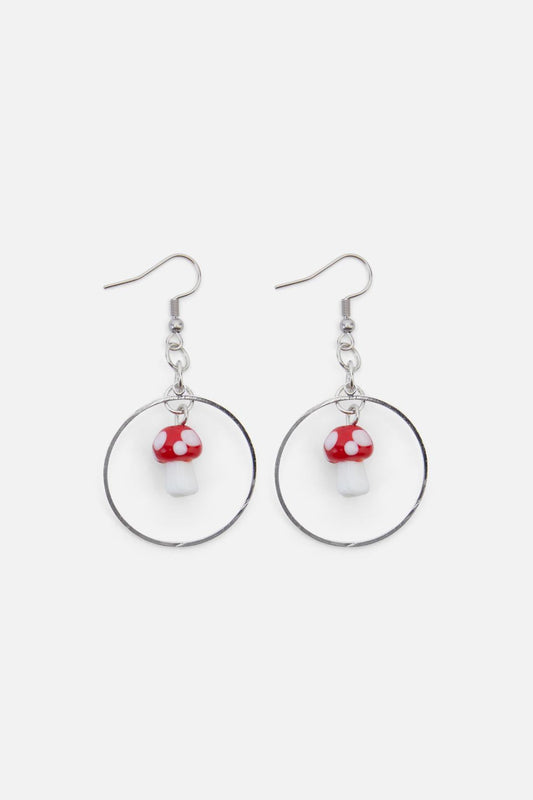 Princess Highway - Mushroom Charm Earrings - multi