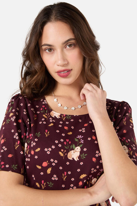Princess Highway - Delicate Daisy Necklace - white