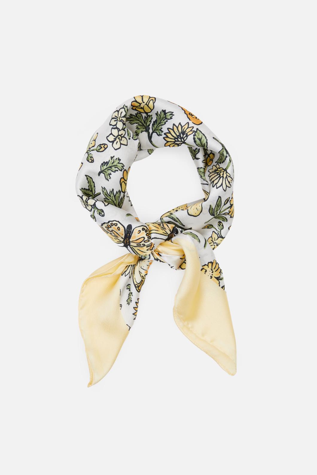 Princess Highway - Yvette Butterfly Satin Scarf - cream