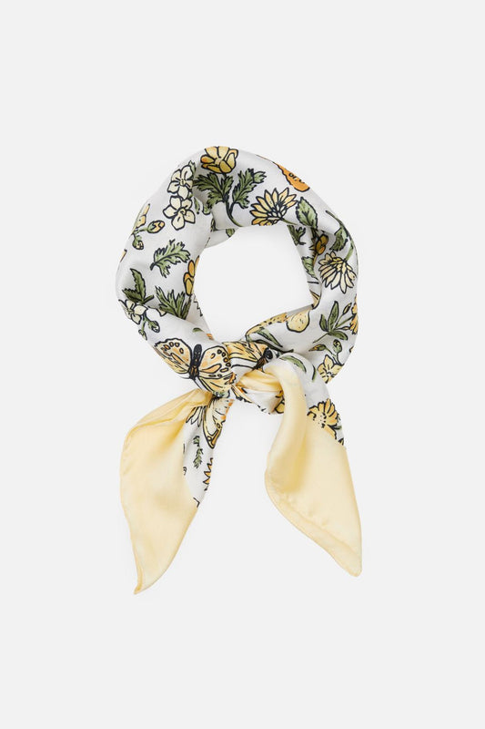 Princess Highway - Yvette Butterfly Satin Scarf - cream