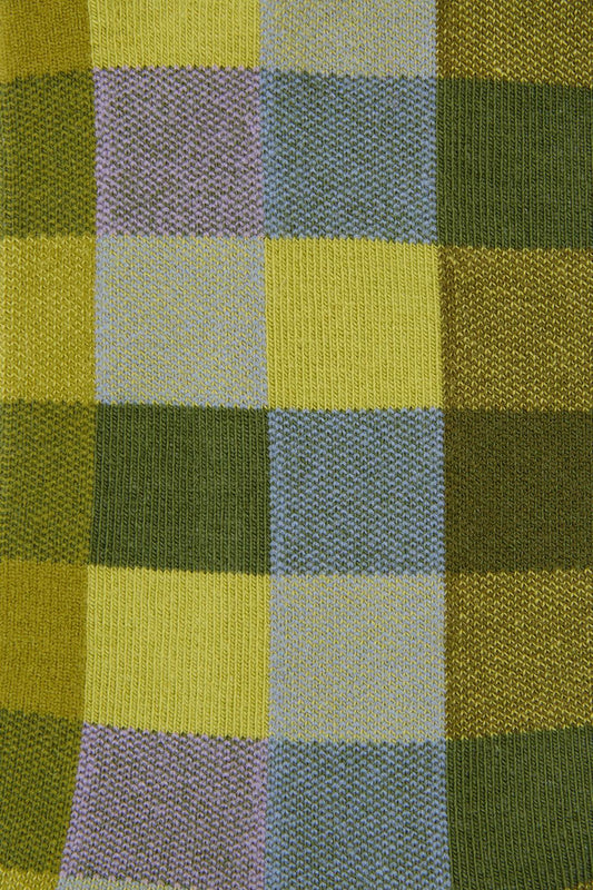 Princess Highway - Olive Maxine Check Socks - olive