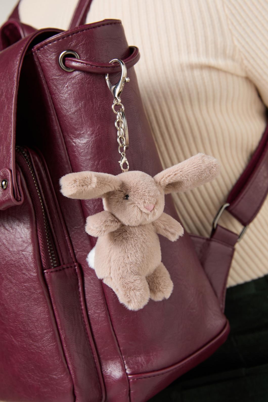 Princess Highway - Tan Rabbit Bag Charm - tan