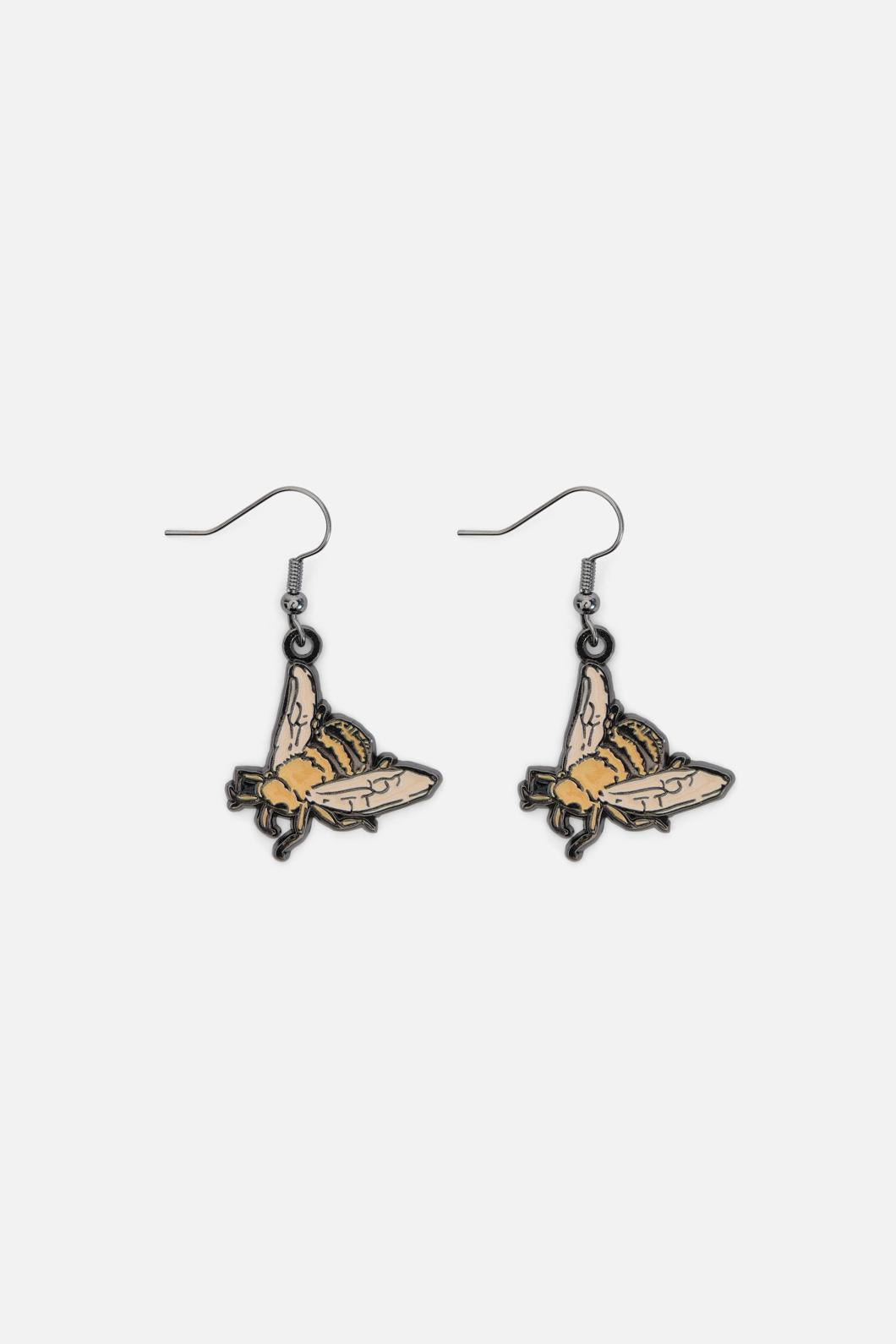 Princess Highway - Bee Earrings - yellow