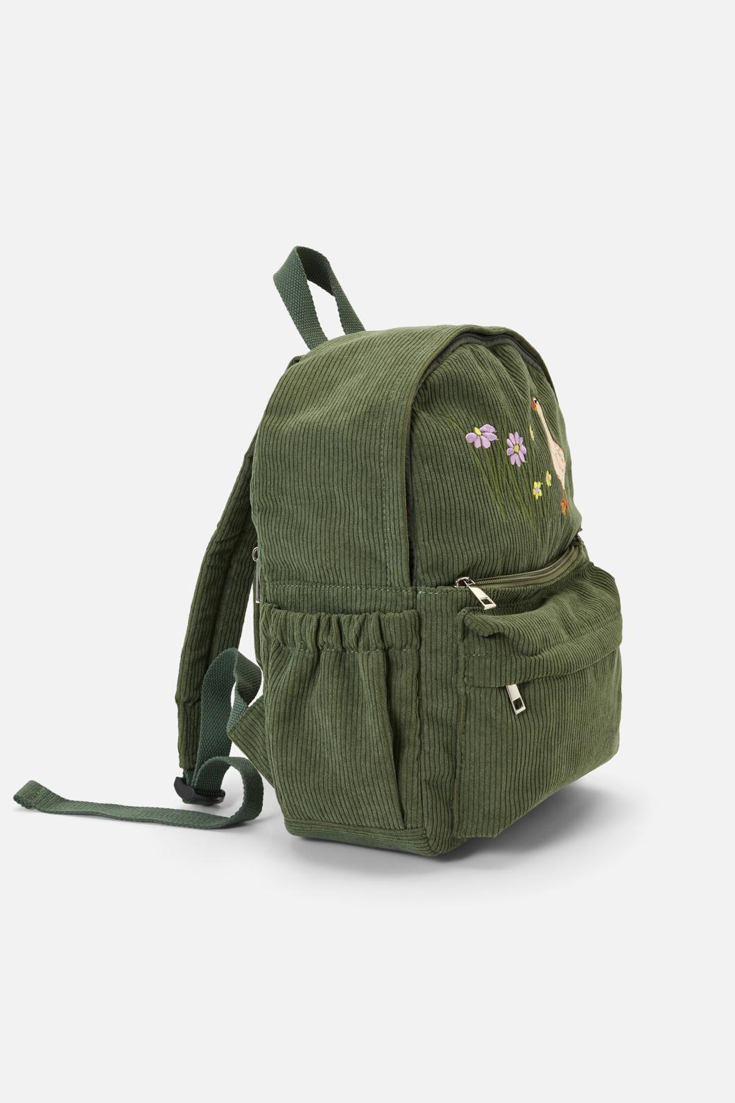 Princess Highway - Lucy Goosey Cord Backpack - green