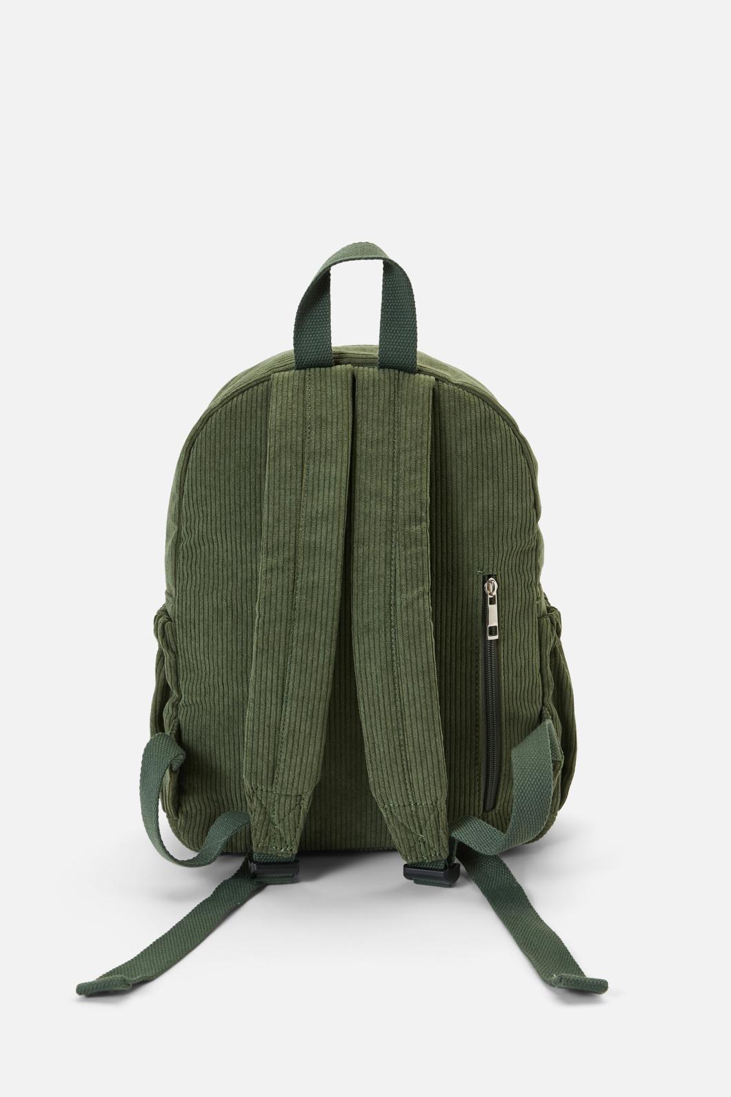 Princess Highway - Lucy Goosey Cord Backpack - green