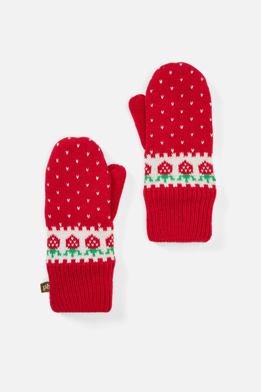 Princess Highway - Strawberry Mittens - red