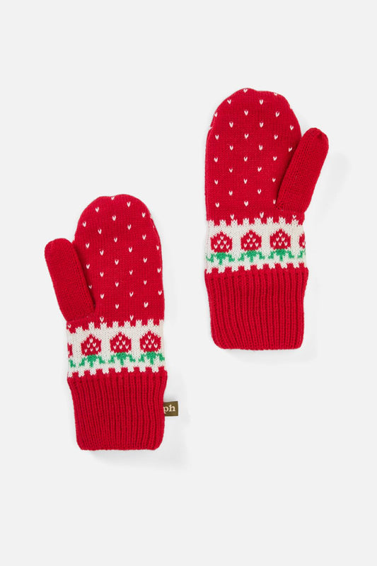 Princess Highway - Strawberry Mittens - red
