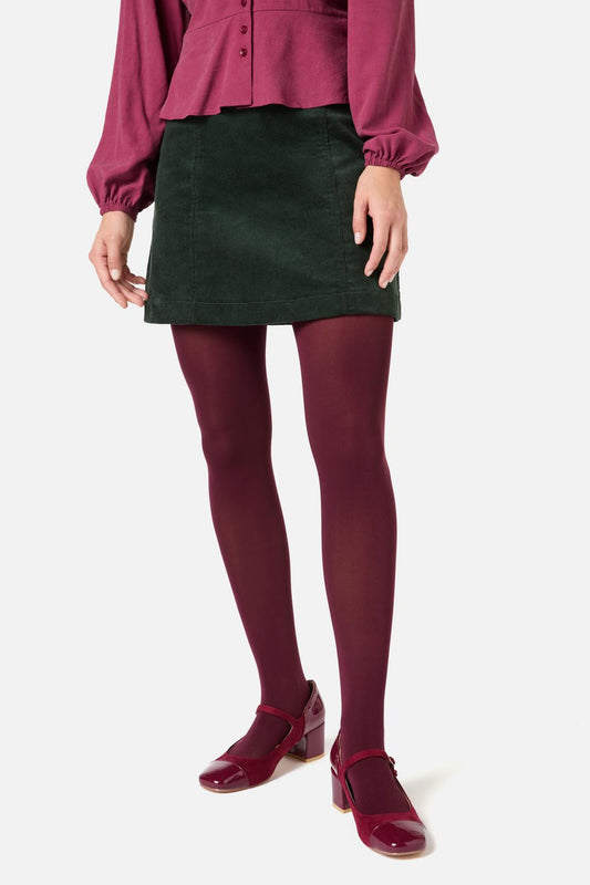 Princess Highway - Plum Plain Tights - plum