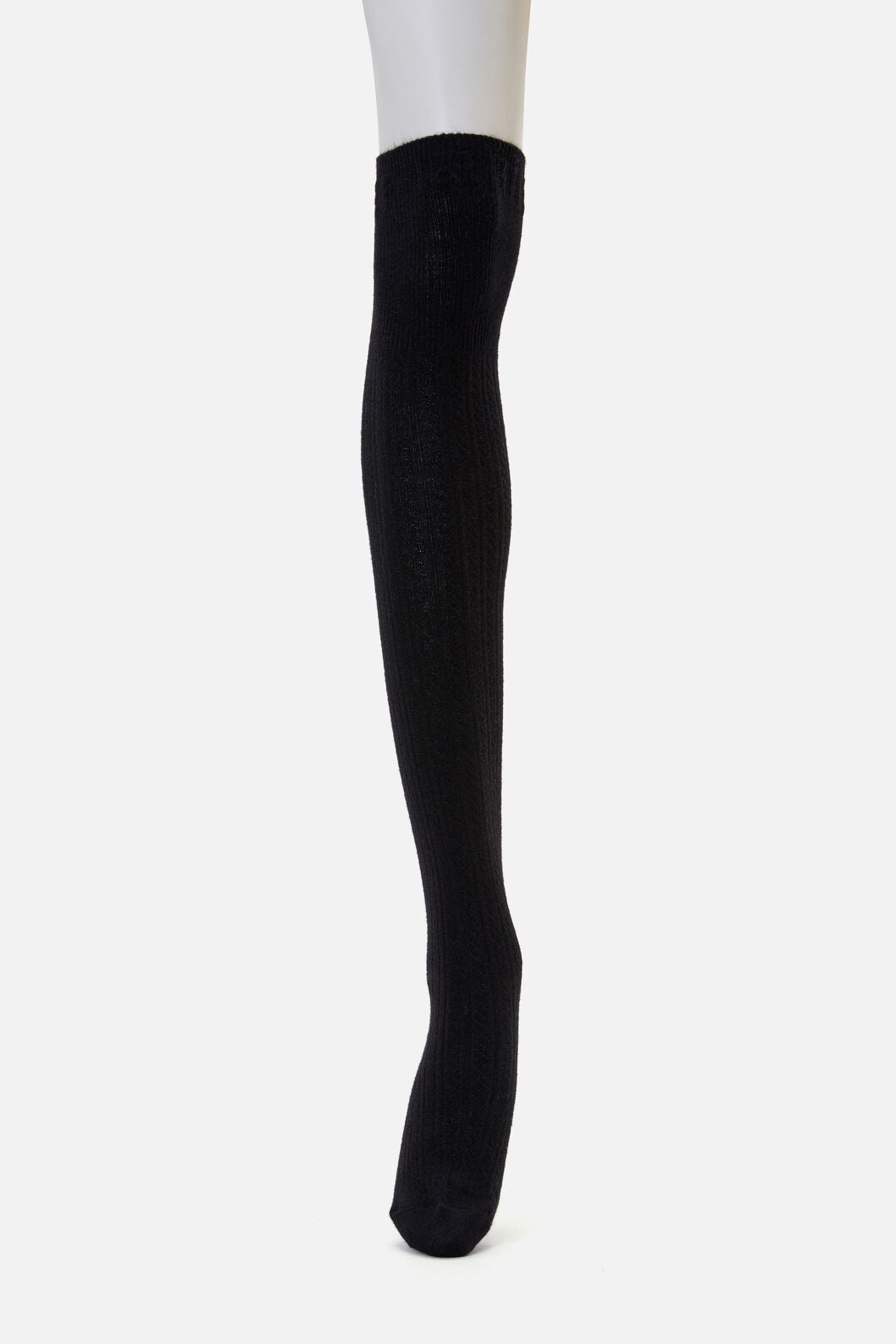 Princess Highway - Black Over The Knee Socks - black