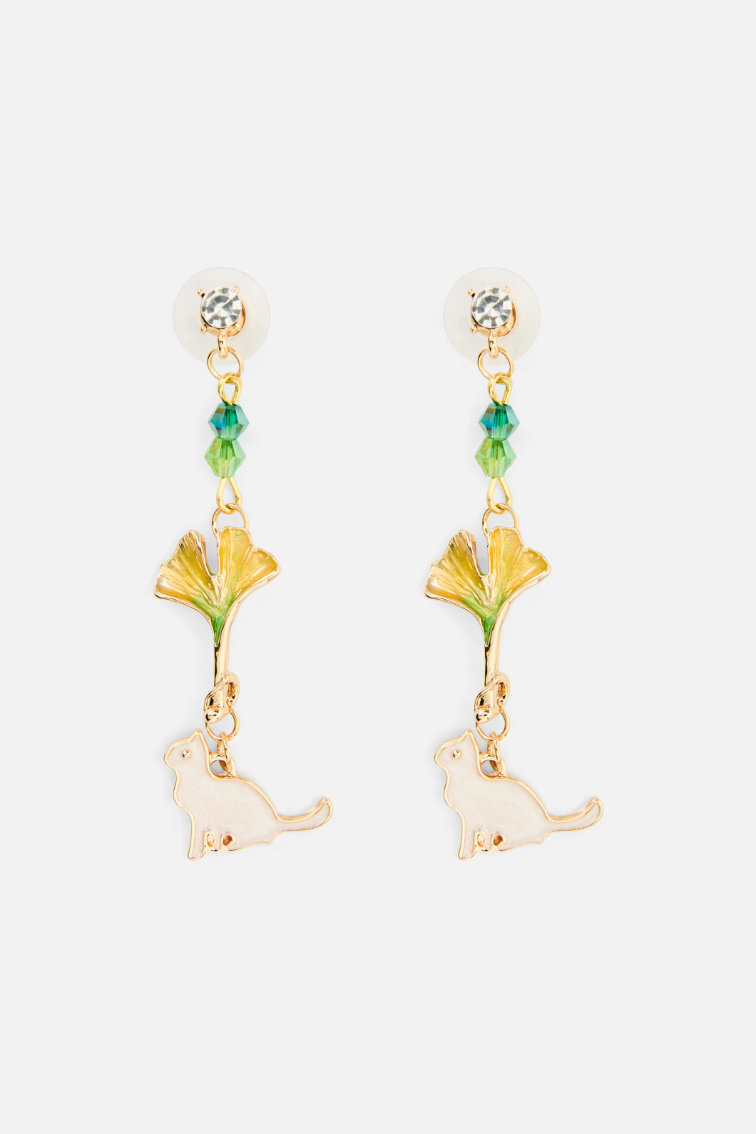 Princess Highway - Nature Cat Earrings - gold