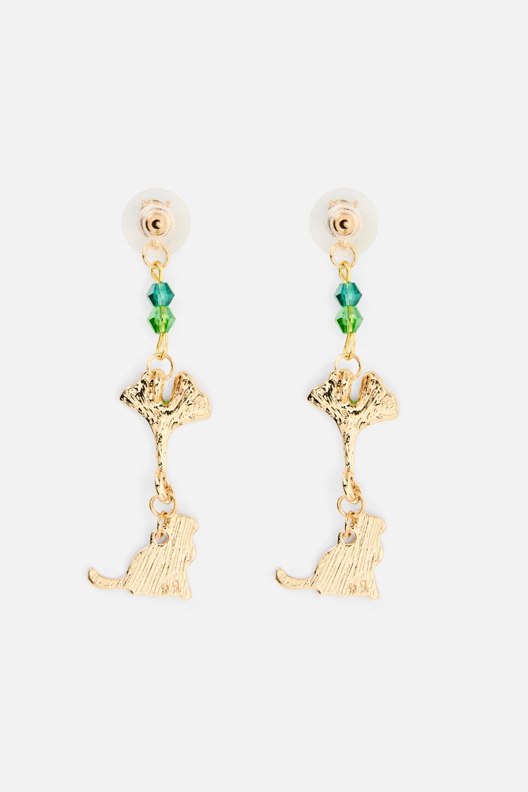 Princess Highway - Nature Cat Earrings - gold