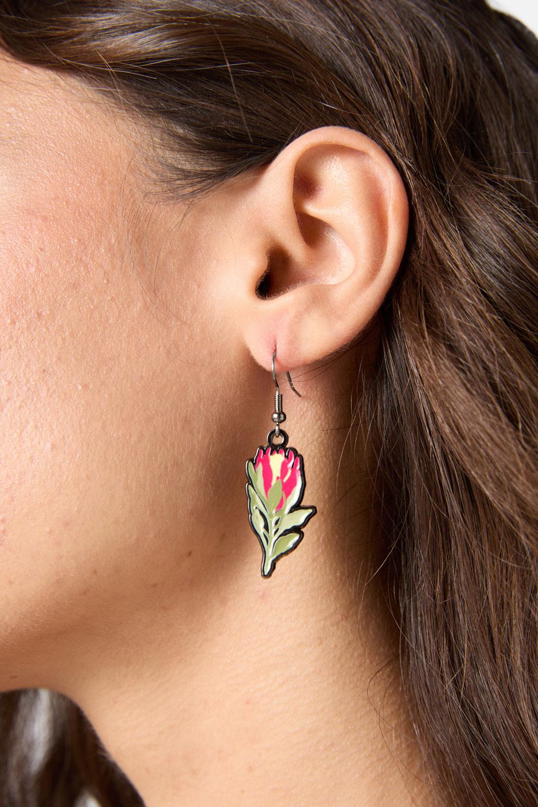 Princess Highway - Protea Earrings - multi
