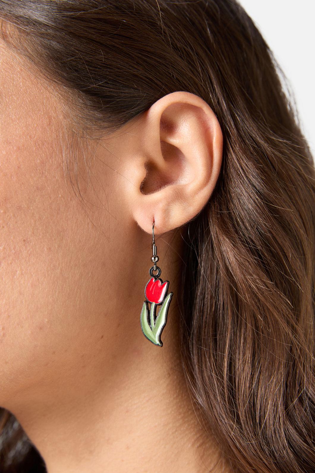 Princess Highway - Tulip Love Earrings - pink