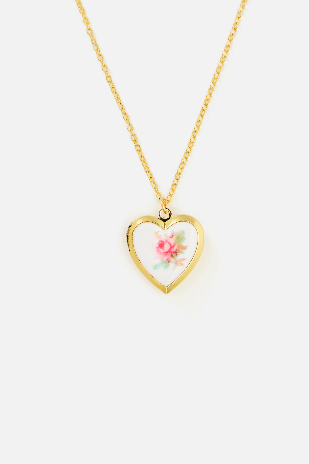 Princess Highway - Pink Flower Vintage Locket - pink