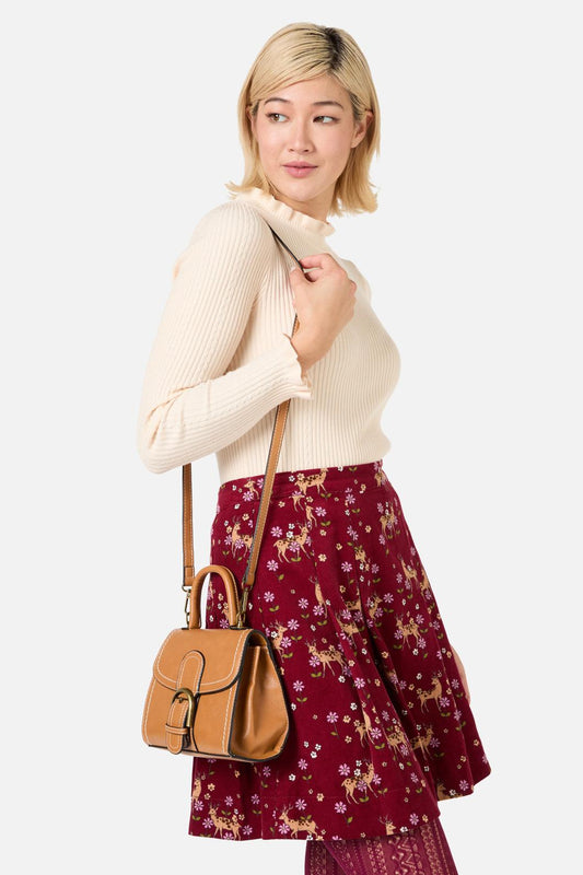 Princess Highway - Tan Buckle Handbag - tan