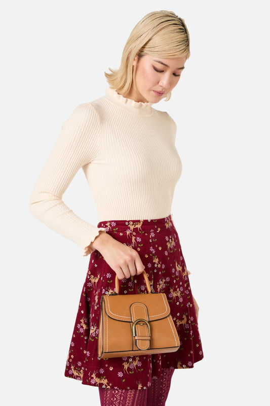Princess Highway - Tan Buckle Handbag - tan