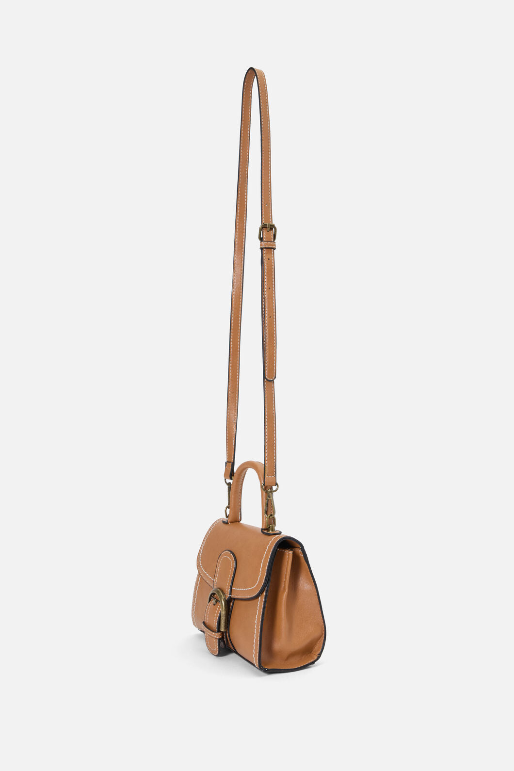 Princess Highway - Tan Buckle Handbag - tan