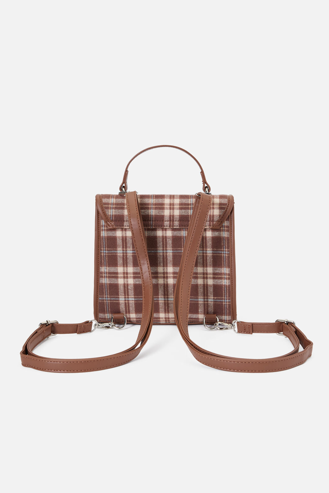 Princess Highway - Check 2 Way Backpack - chocolate