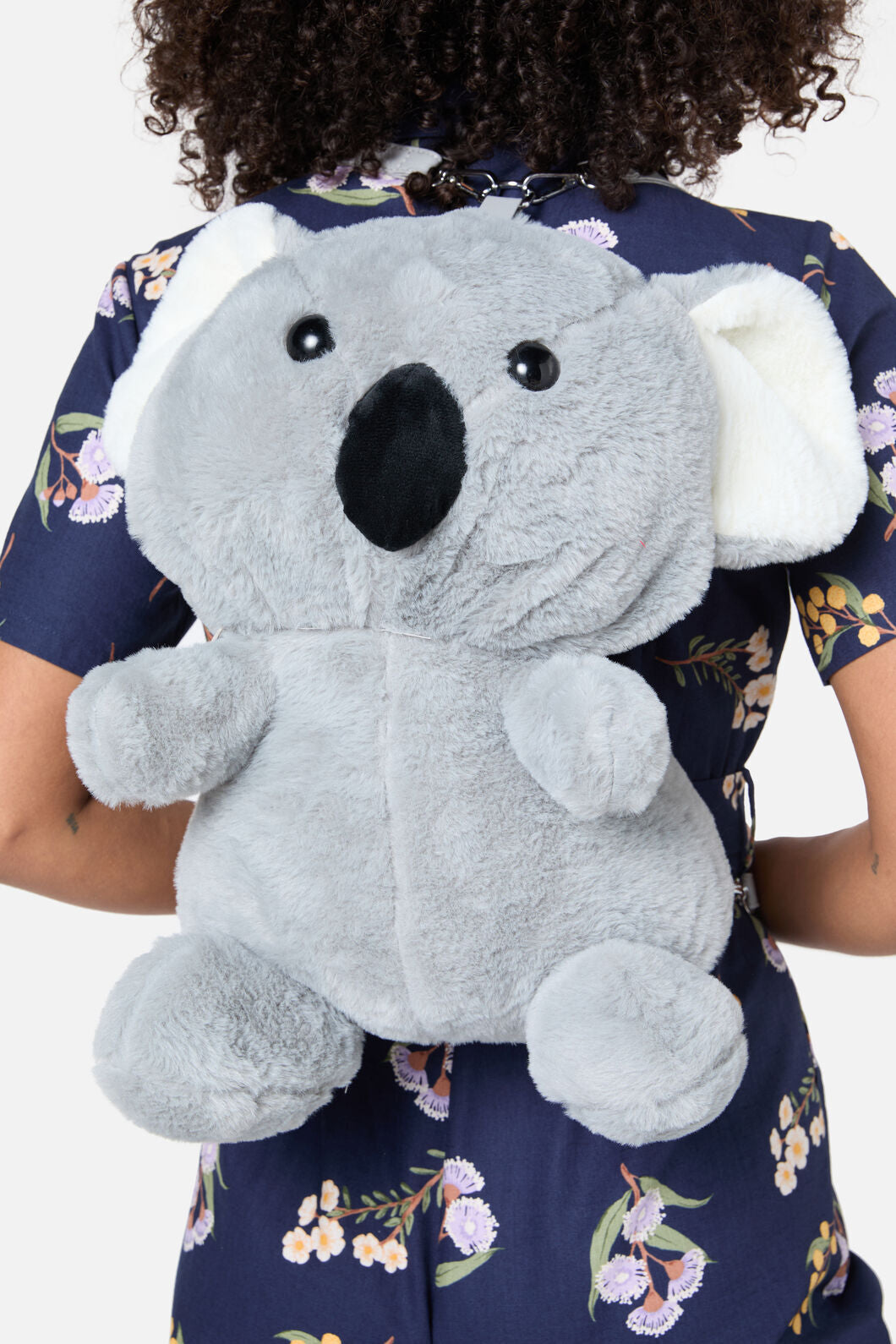 Princess Highway - Plush Koala Backpack - grey