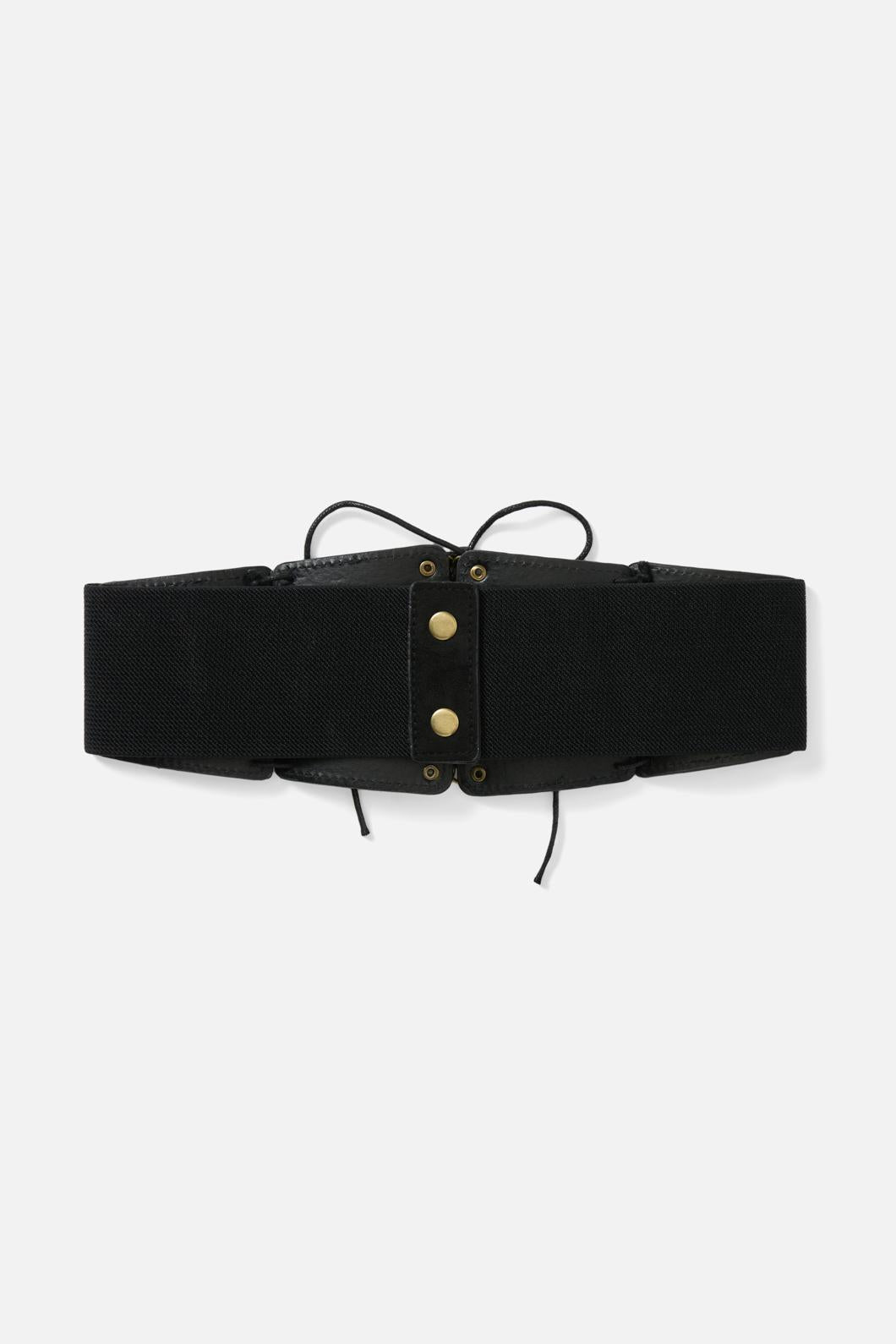 Princess Highway - Faux Suede Waist Belt - black