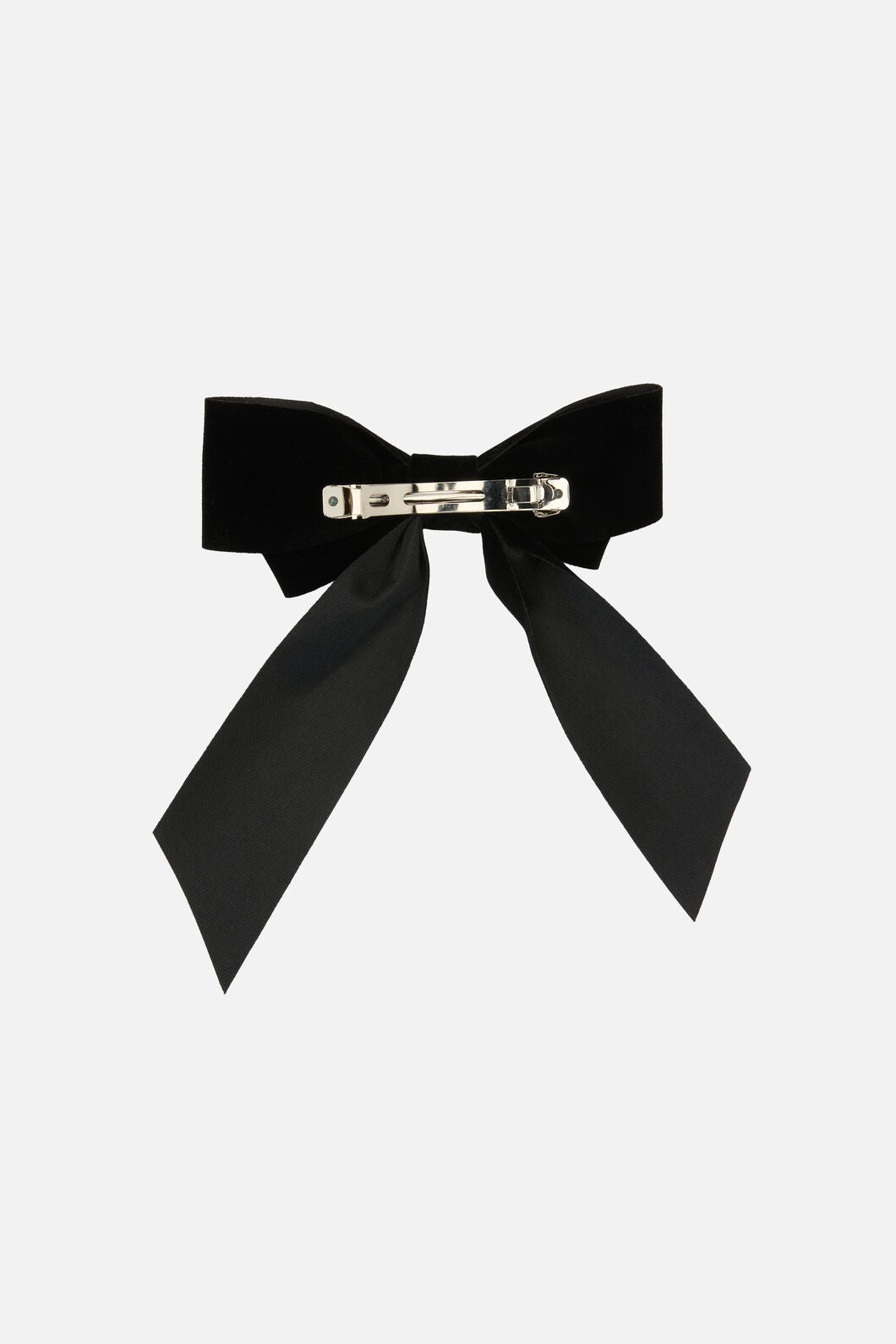 Princess Highway - Velvet Flower Barrette Clip - black