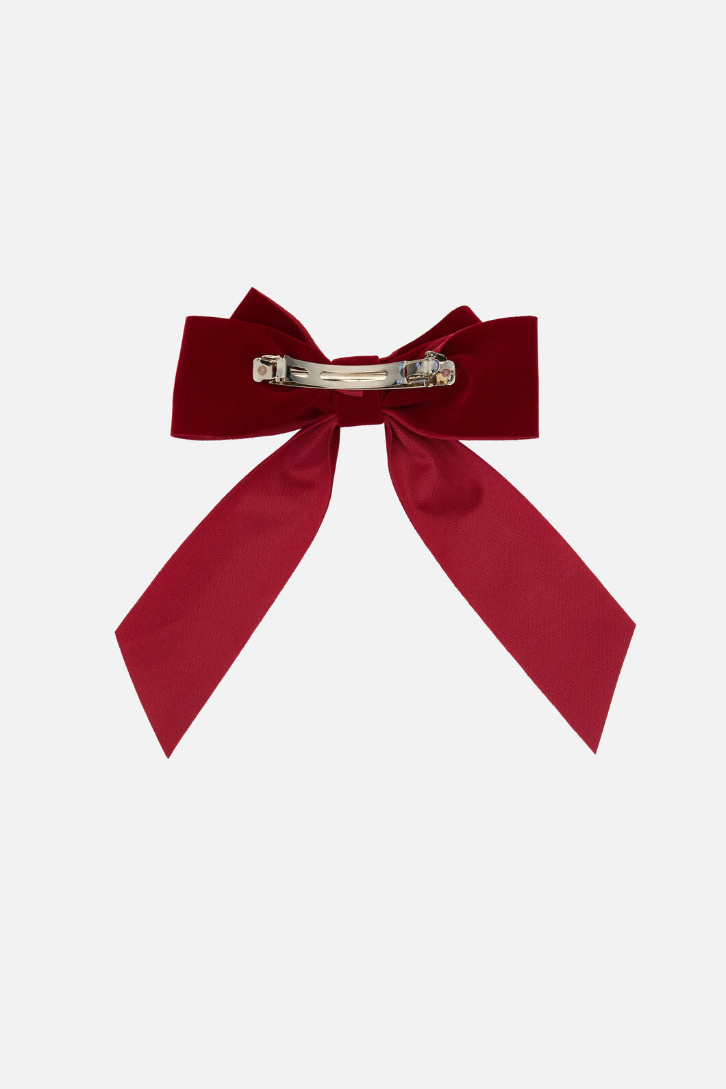 Princess Highway - Velvet Flower Barrette Clip - red